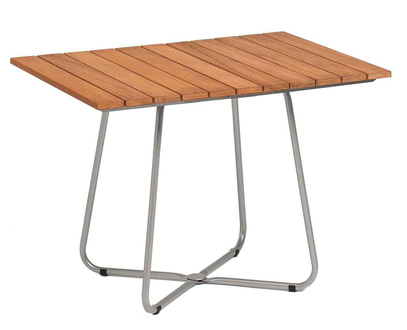 Balcony Folding Table Stainless Steel Frame Teak Weishäupl